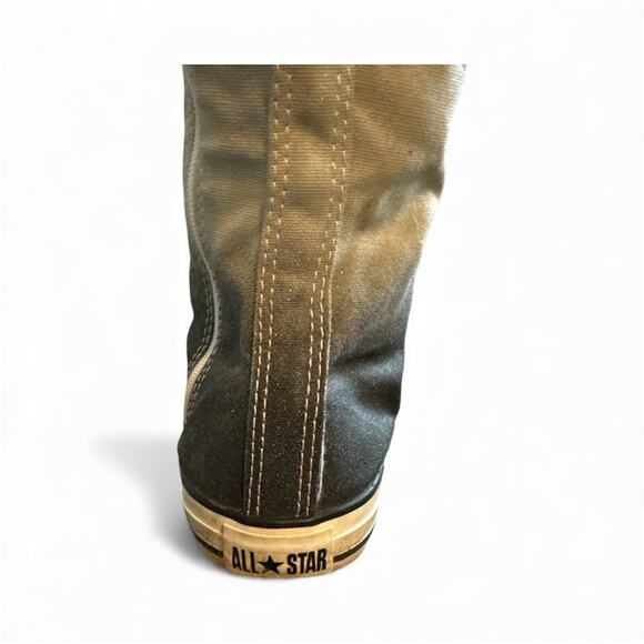 Woman 4.5 US Vintage Grey Ombré Sparkle Knee High Converse All Star Chuck Taylor - Picture 5 of 5